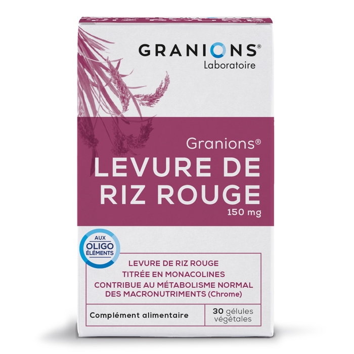 Granions - levure de riz rouge 