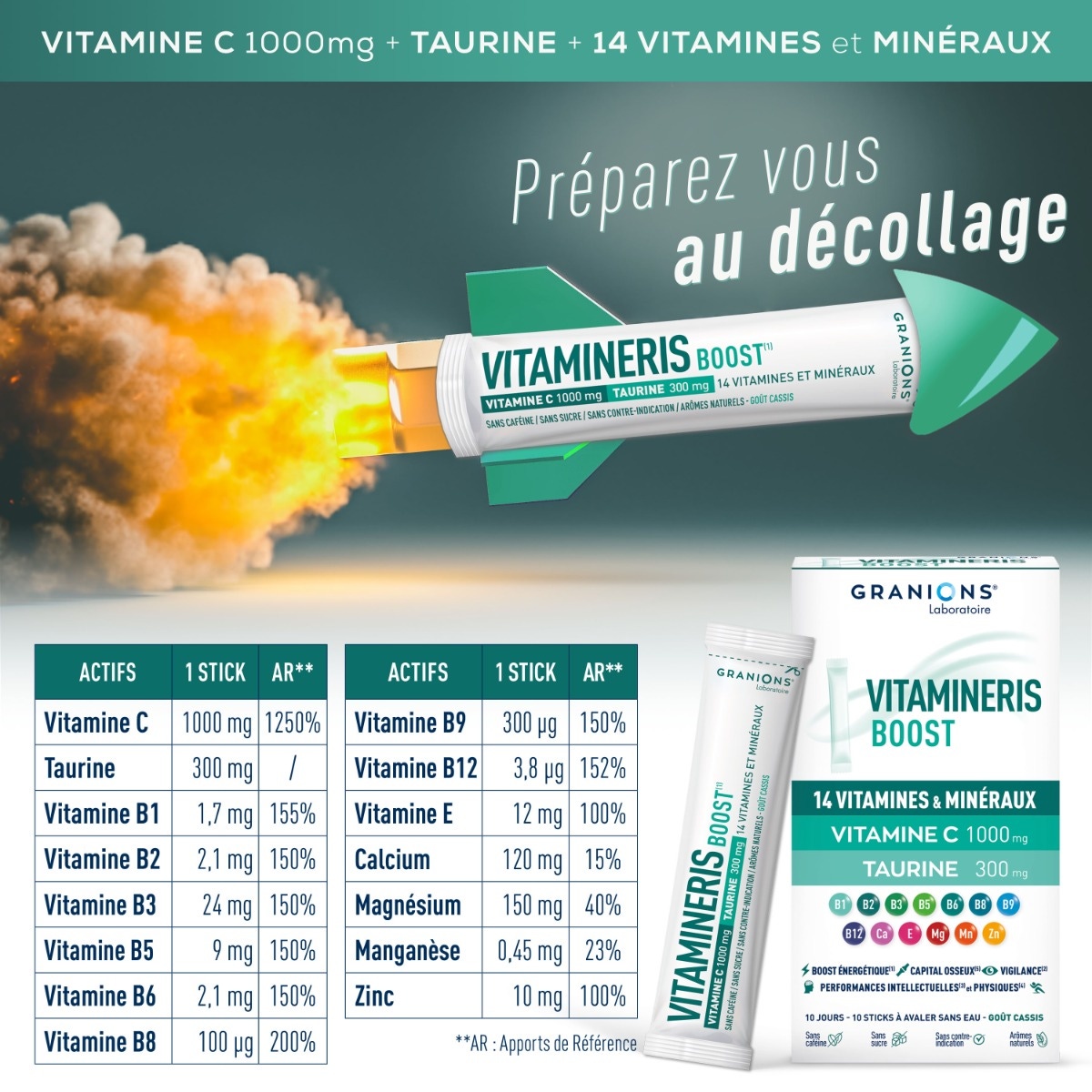 Granions - Vitamineris Boost
