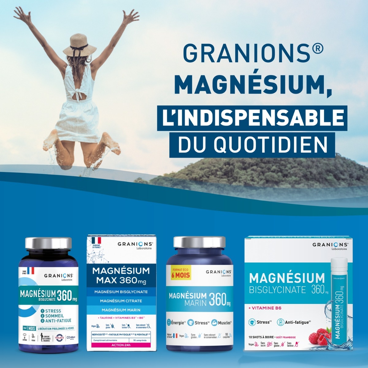 Magnésium Shot Bisglycinate 360 mg