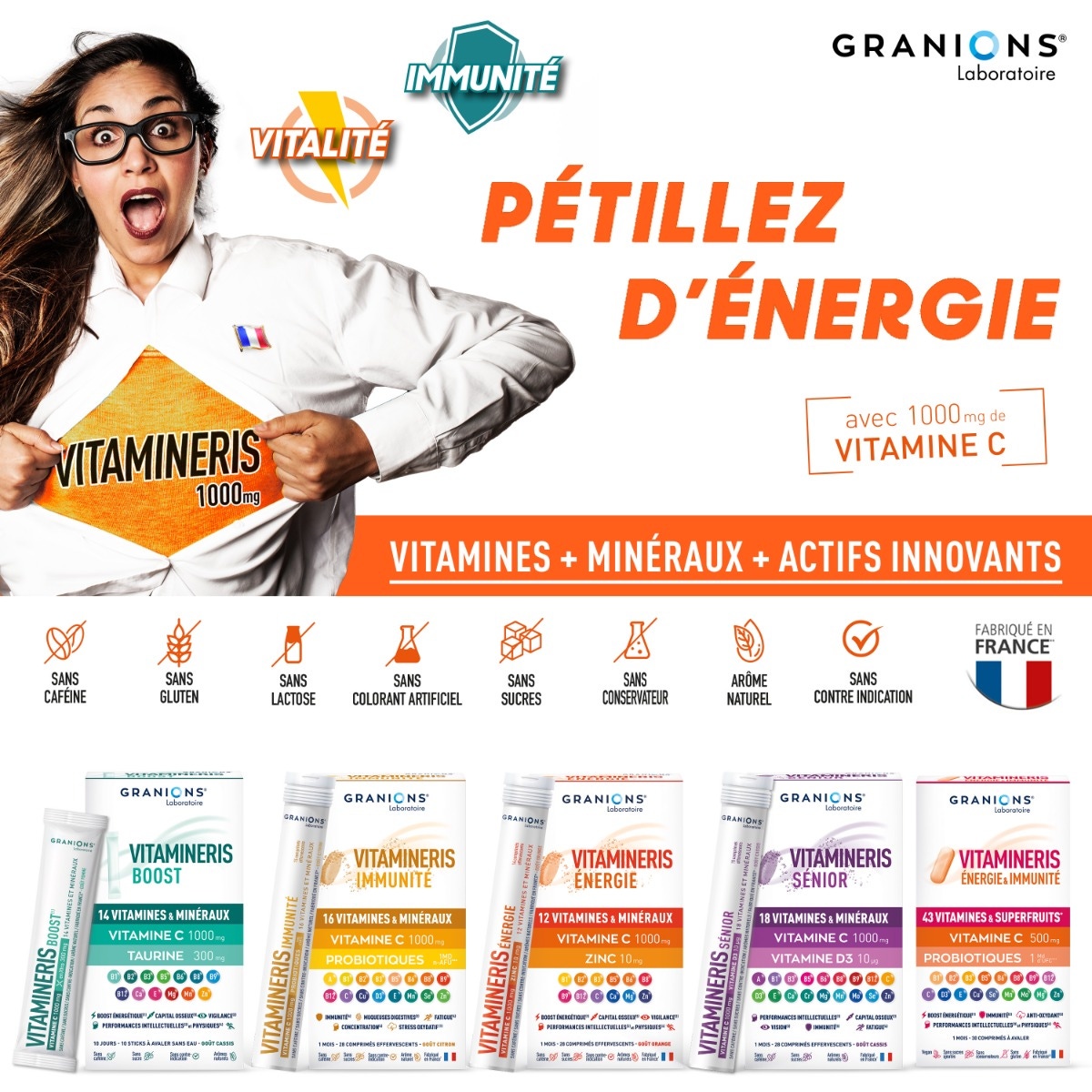 Granions - Vitamineris Boost