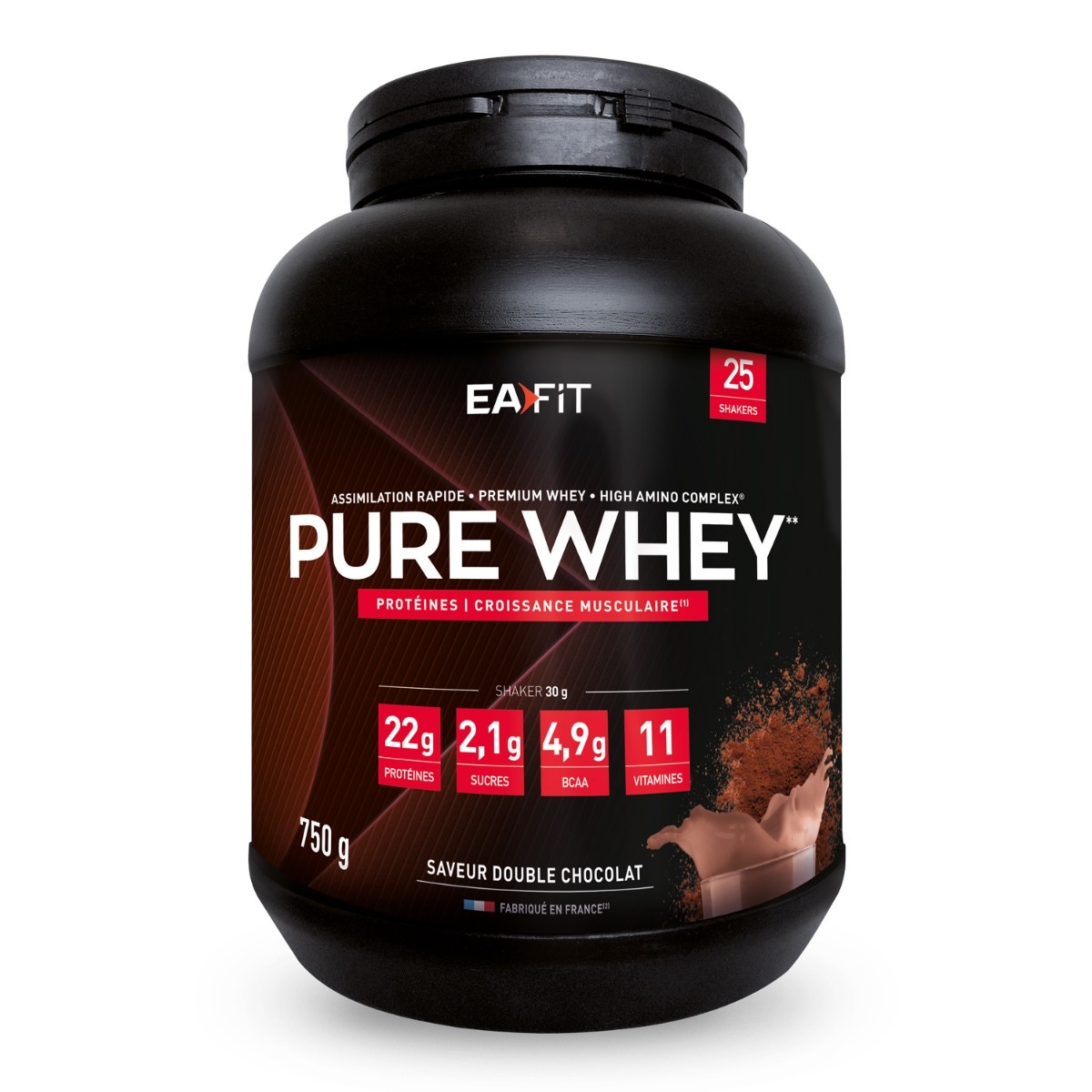EAFIT Pure Whey Double Chocolat 750gr
