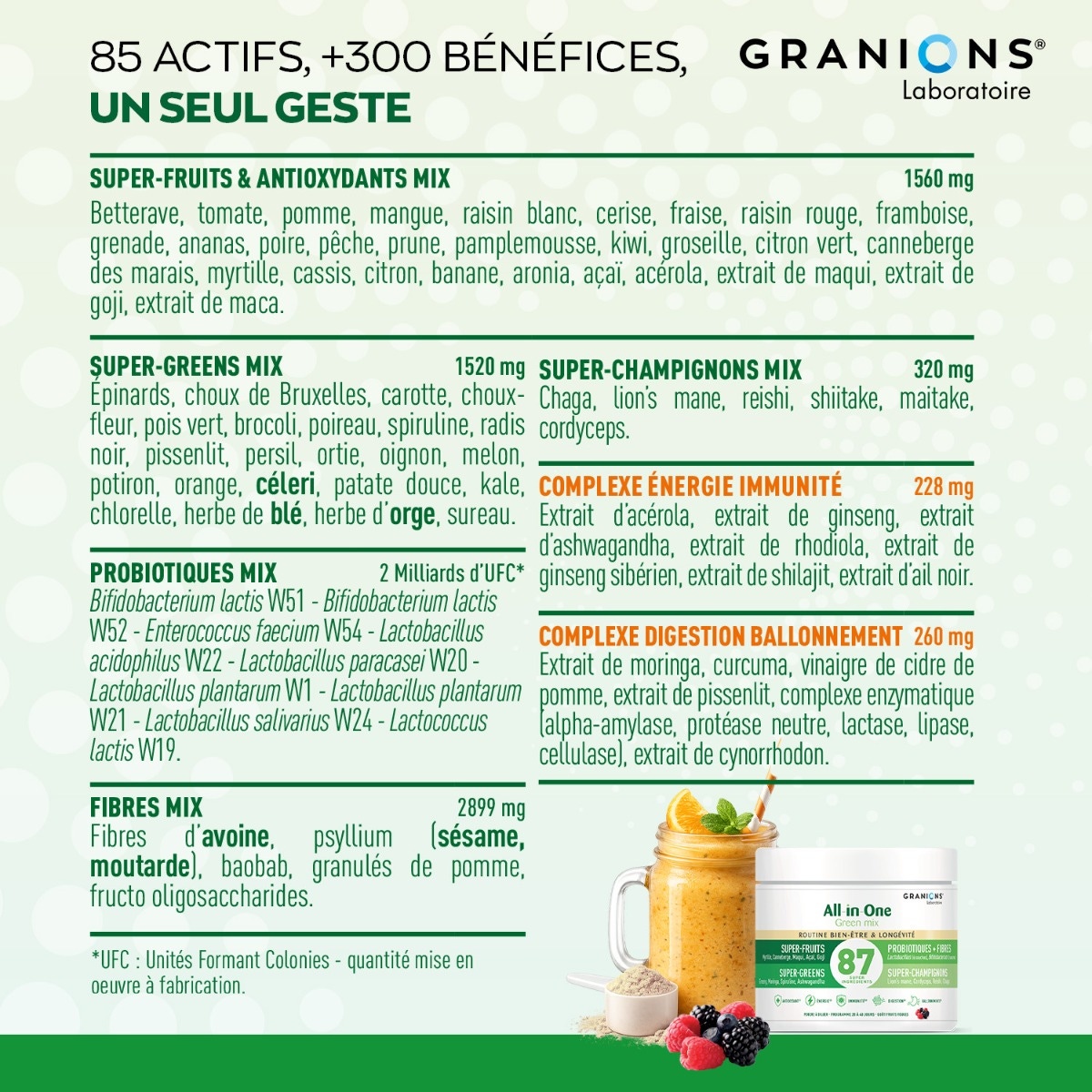 GRANIONS - All in one