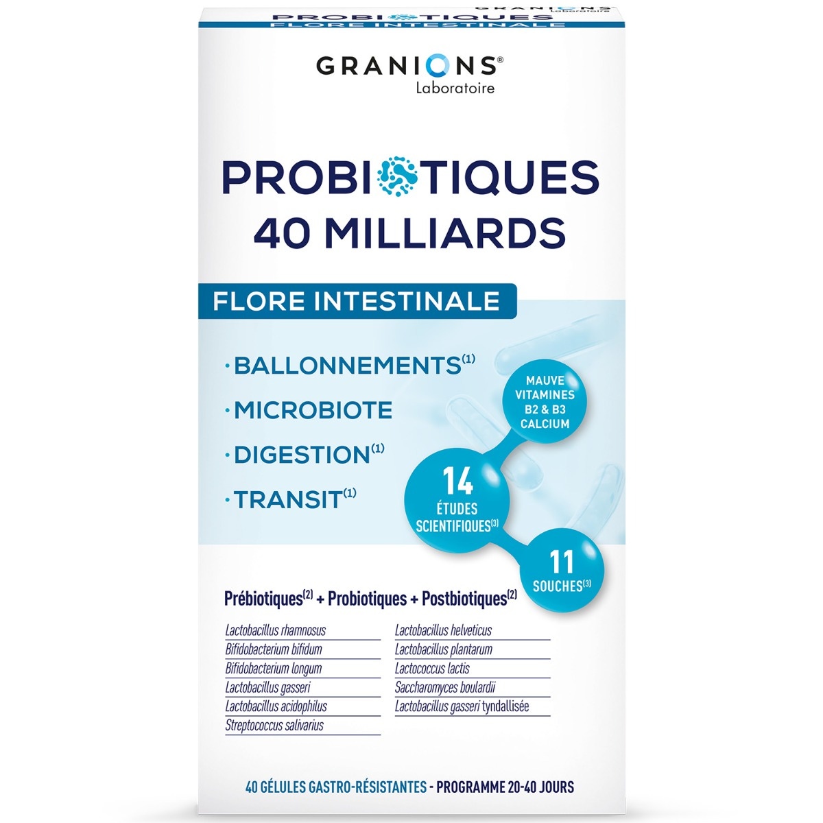 Granions - Probiotiques 40 Milliards