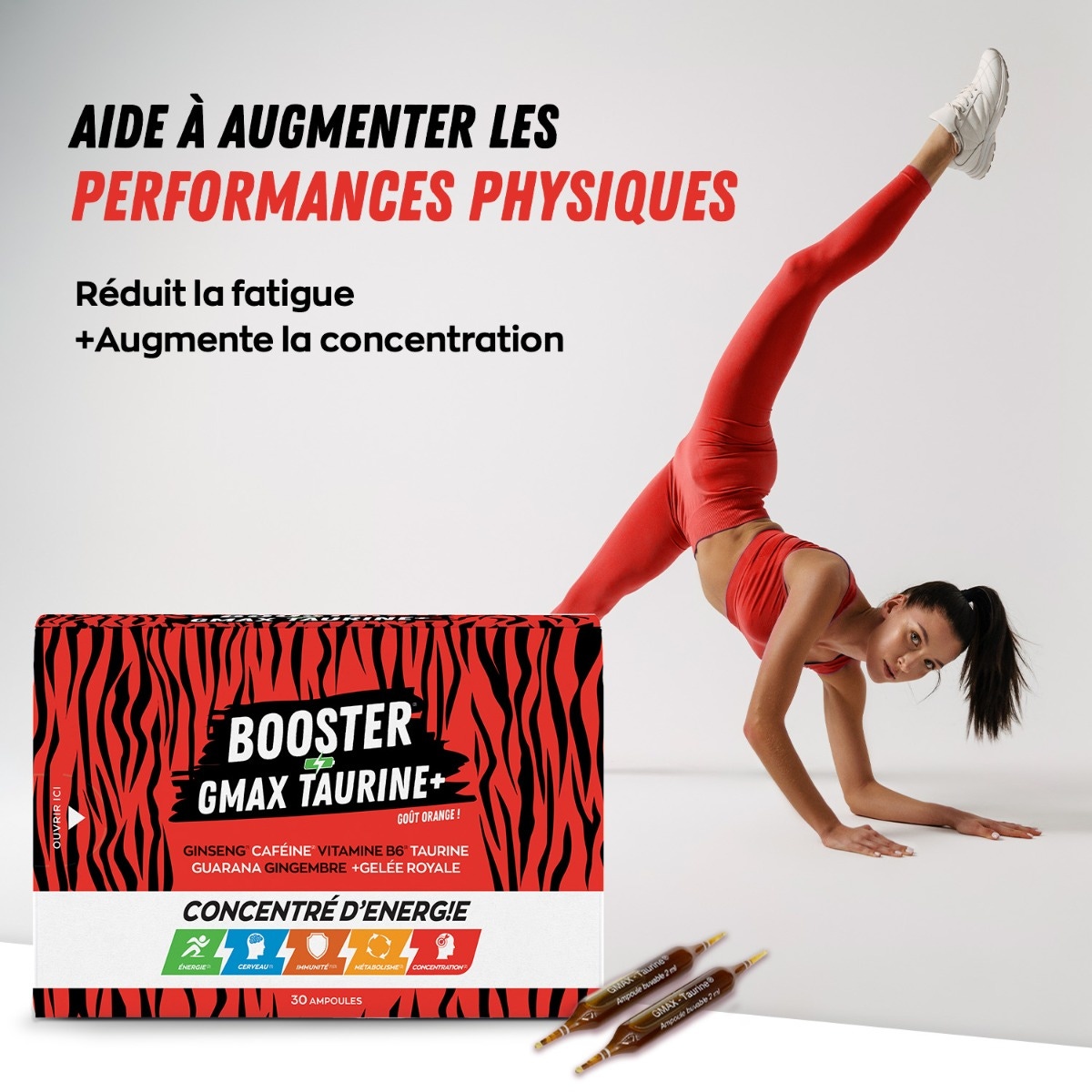 Gmax Taurine 30 ampoules