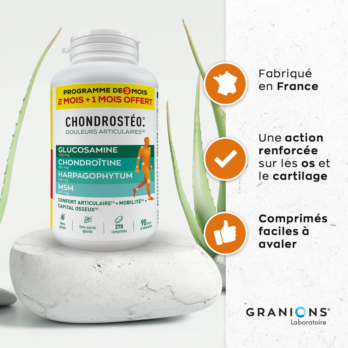 Chondrostéo+ 270 comprimés