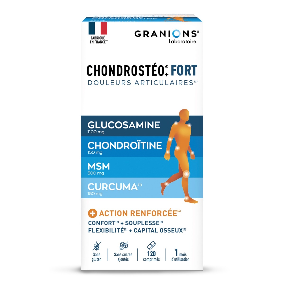 Chondrost&eacute;o+ Fort 120 comprim&eacute;s