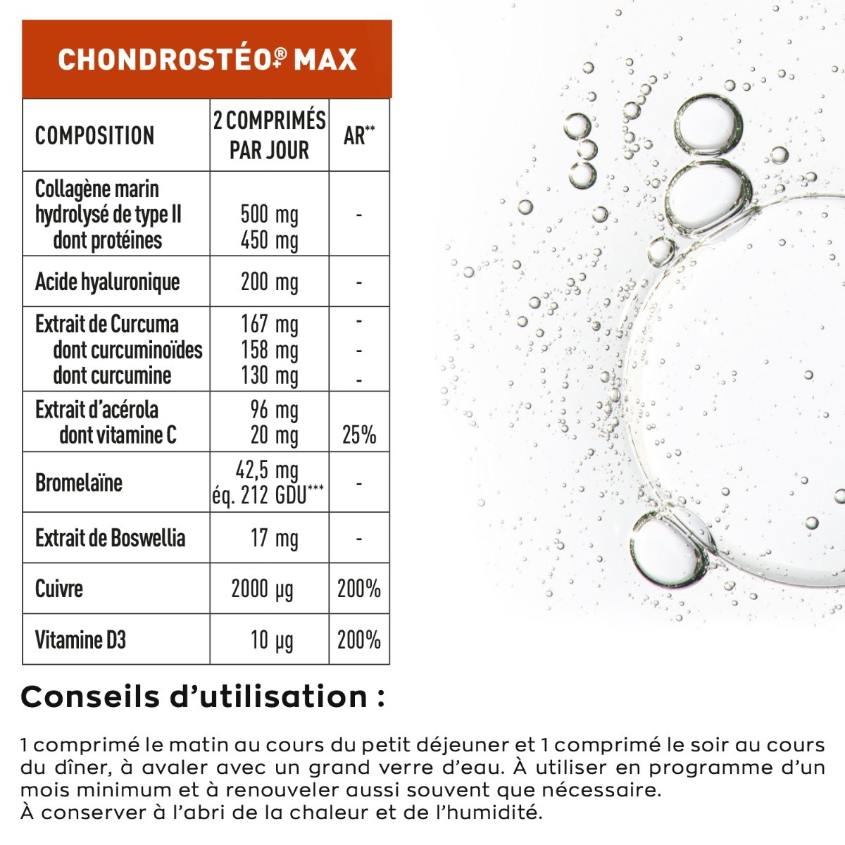 Chondrostéo Max COMPOSITION