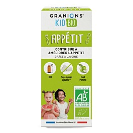 Kid Bio Appetit Sirop Aux Plantes Gout Pomme 125 Ml Stimule L Appetit De Votre Enfant Granions