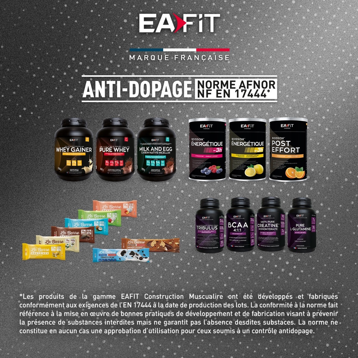 EAFIT Gainer Max Vanille Intense 1,1 kg