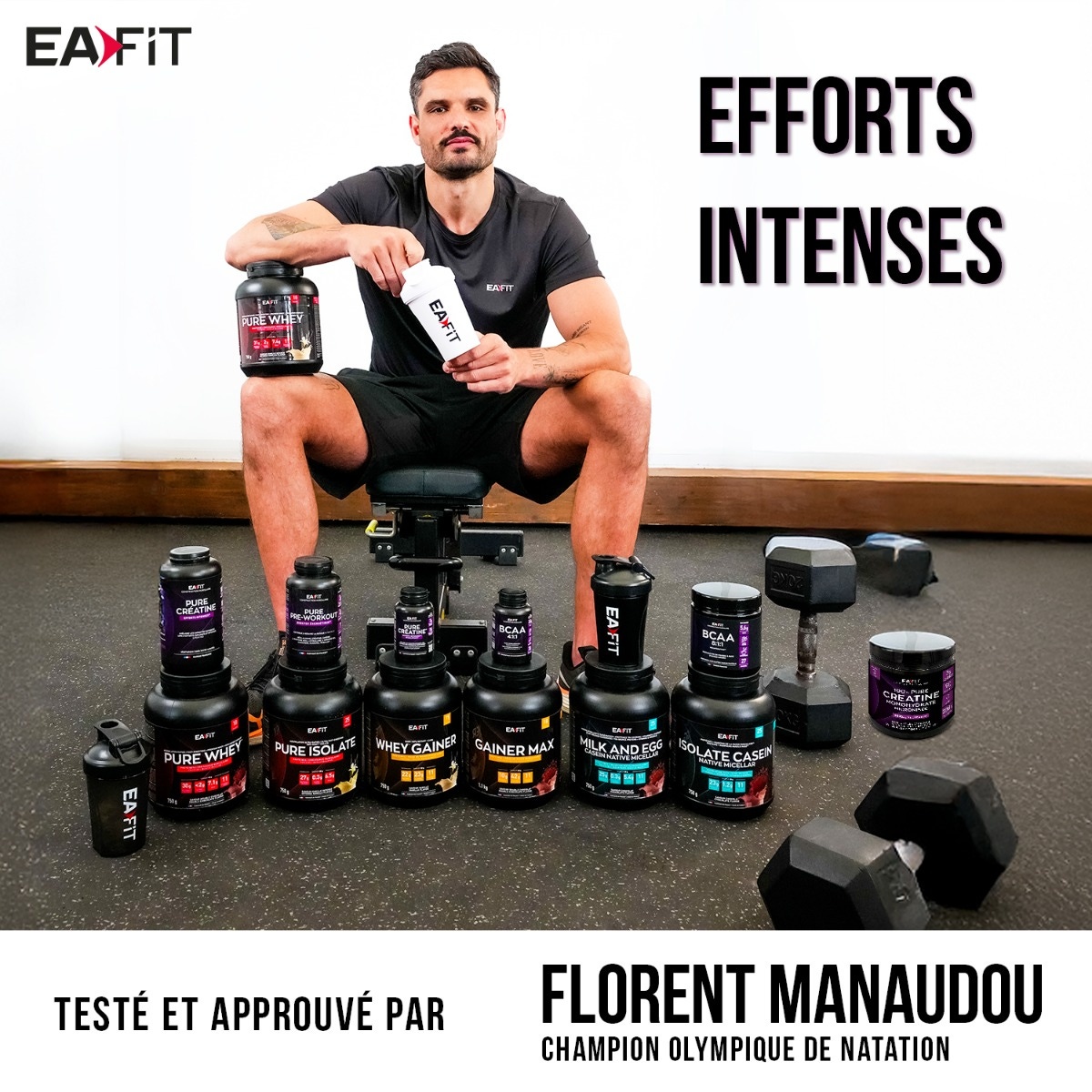 EAFIT Pure Créatine 308 g poudre - 3 mois