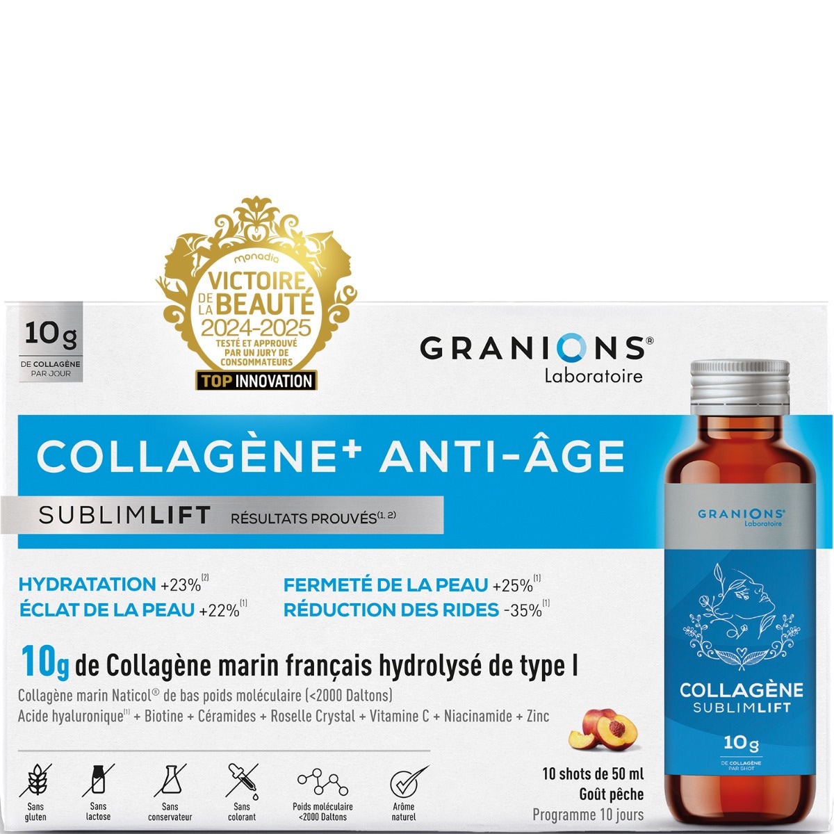 Shot de collagène anti-âge Sublimlift Granions