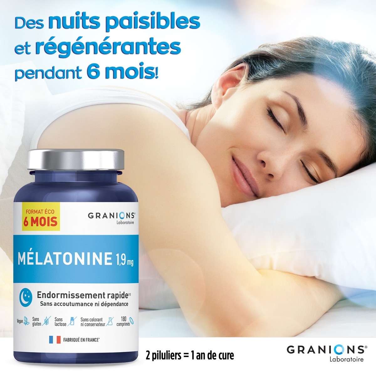 Mélatonine Granions nuit paisible
