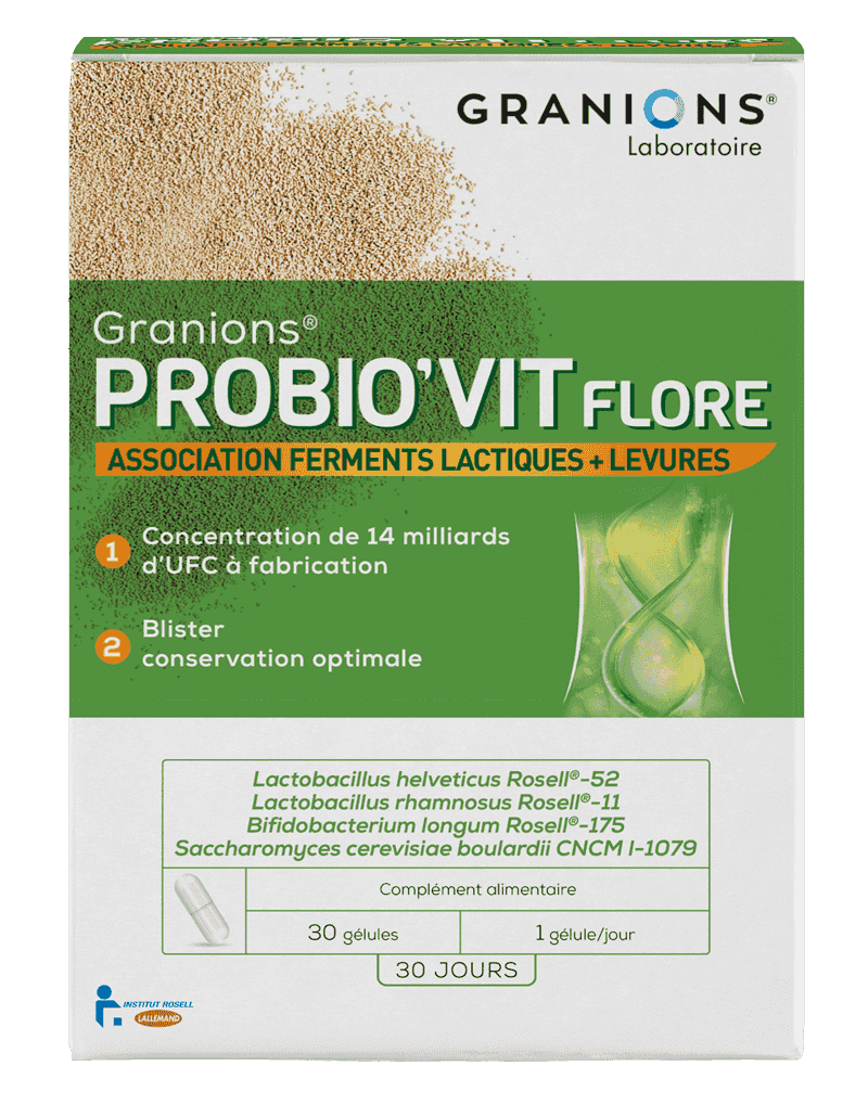 Graions Probio'vit Flore 30 gélules : renforcez vos défenses immunitaires à leur source !