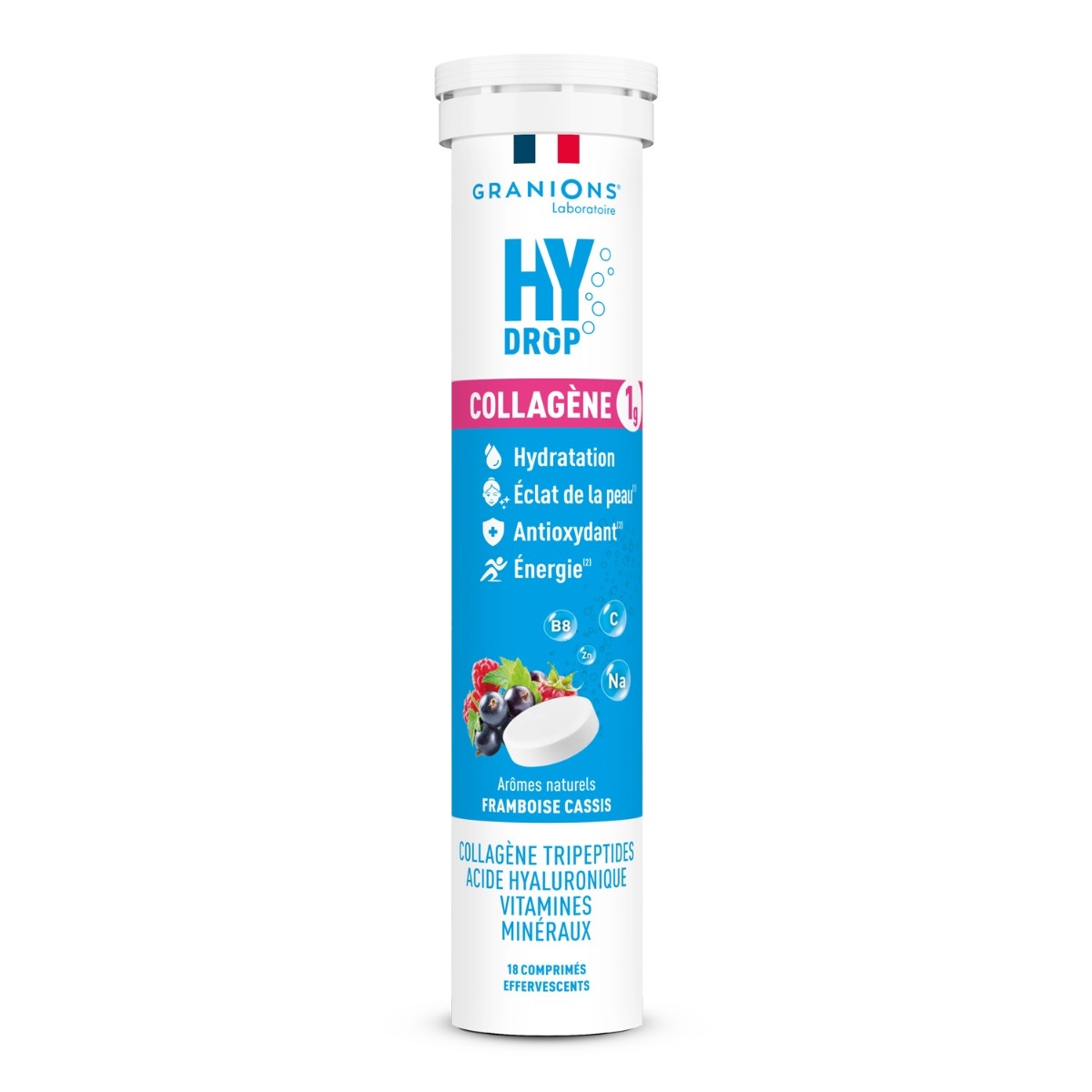GRANIONS HYDROP Collagène – Collagène + Électrolytes 4-en-1