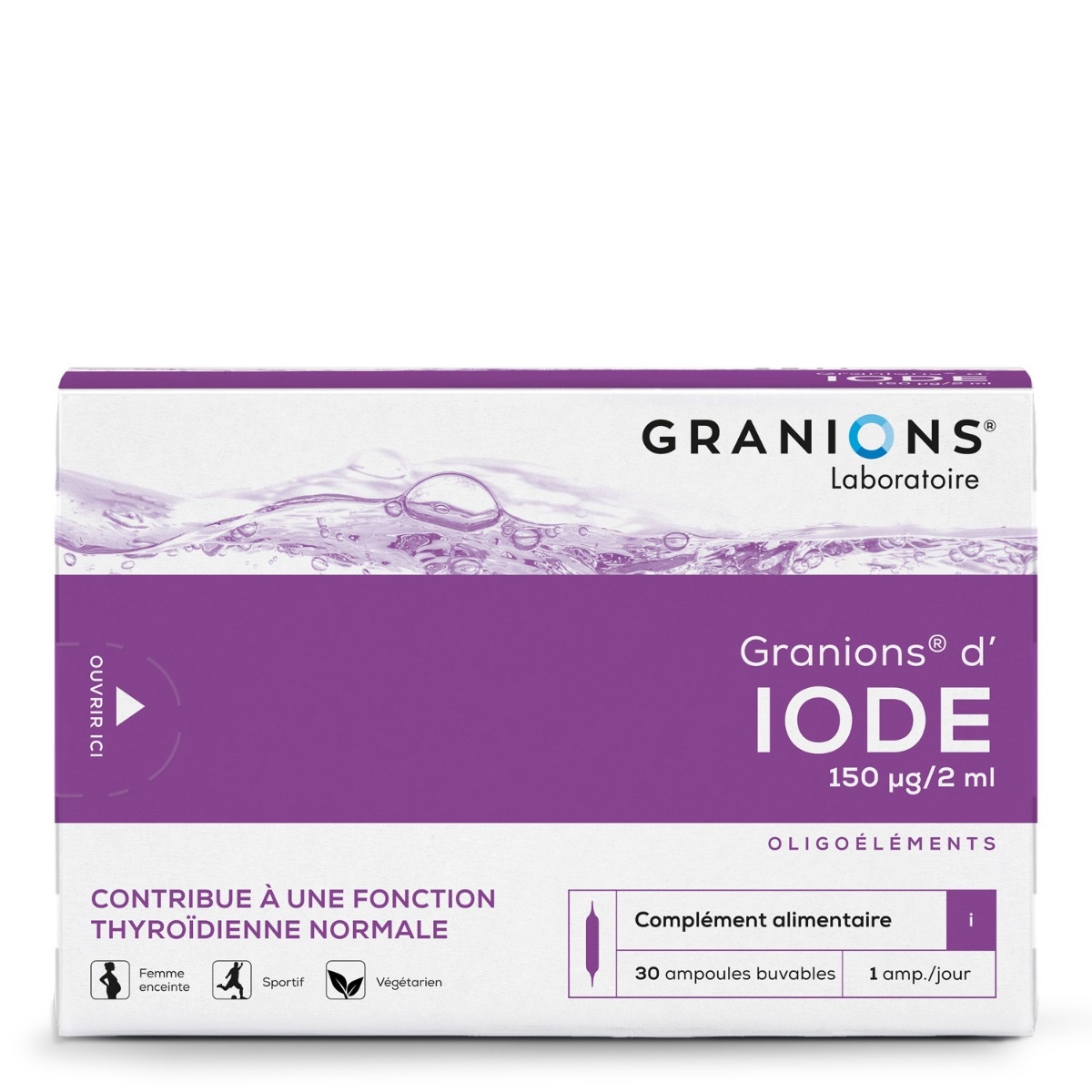 GRANIONS D'IODE 30 ampoules