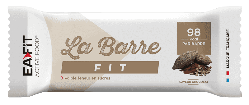 La Barre Fit Chocolat - Lot de 32 barre - Délicieux en-cas crosutillant et riche en protéines pour calmer les petites faims !