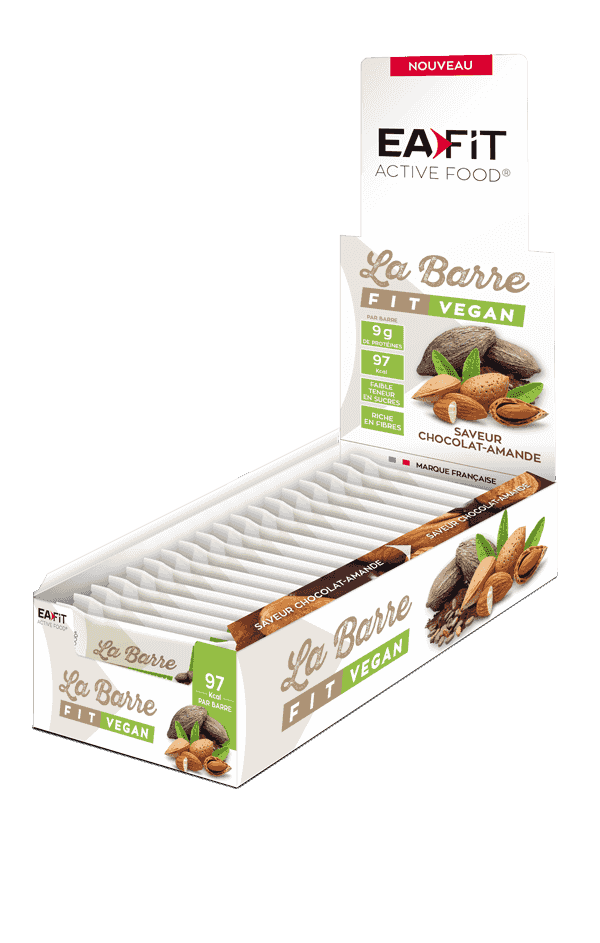 EAFIT La Barre Fit Vegan : barre hyperprotéinée 100 % Vegan 100 % Gourmande