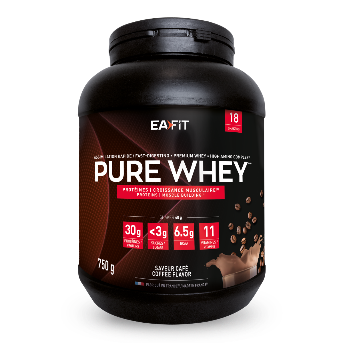 Pure Whey 750g - Saveur Café - EAFIT