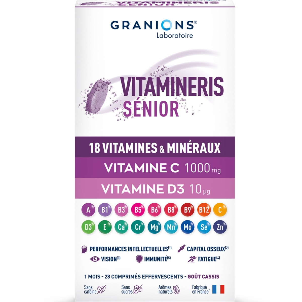 Vitamineris Senior 1000mg - 28 comprimés 