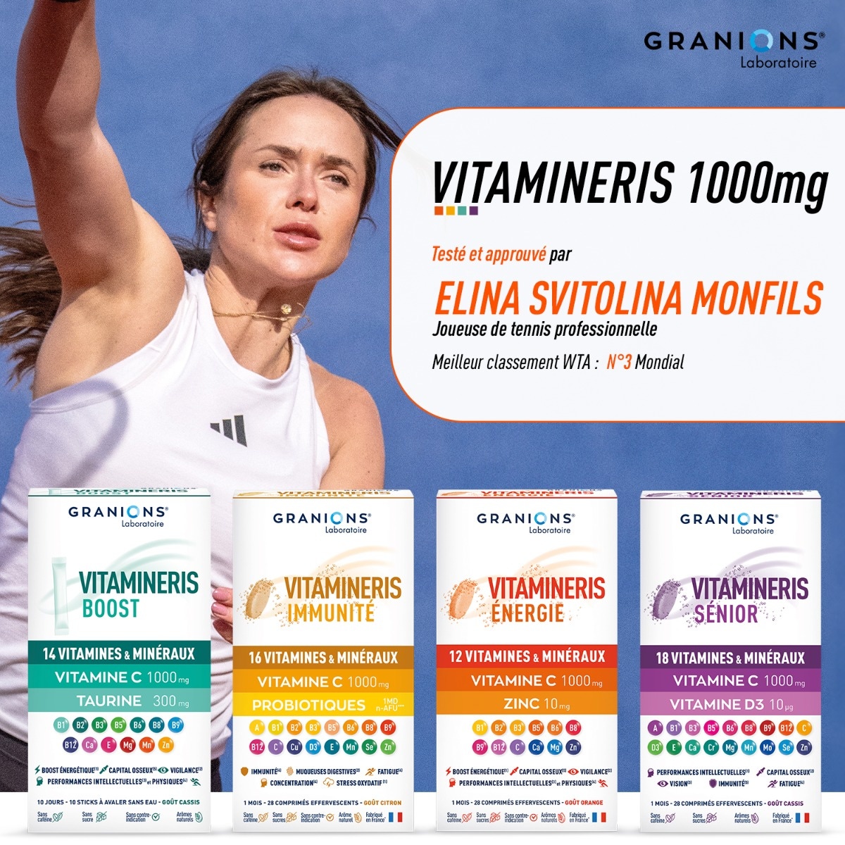 Vitamineris Senior 1000mg - 28 comprimés 