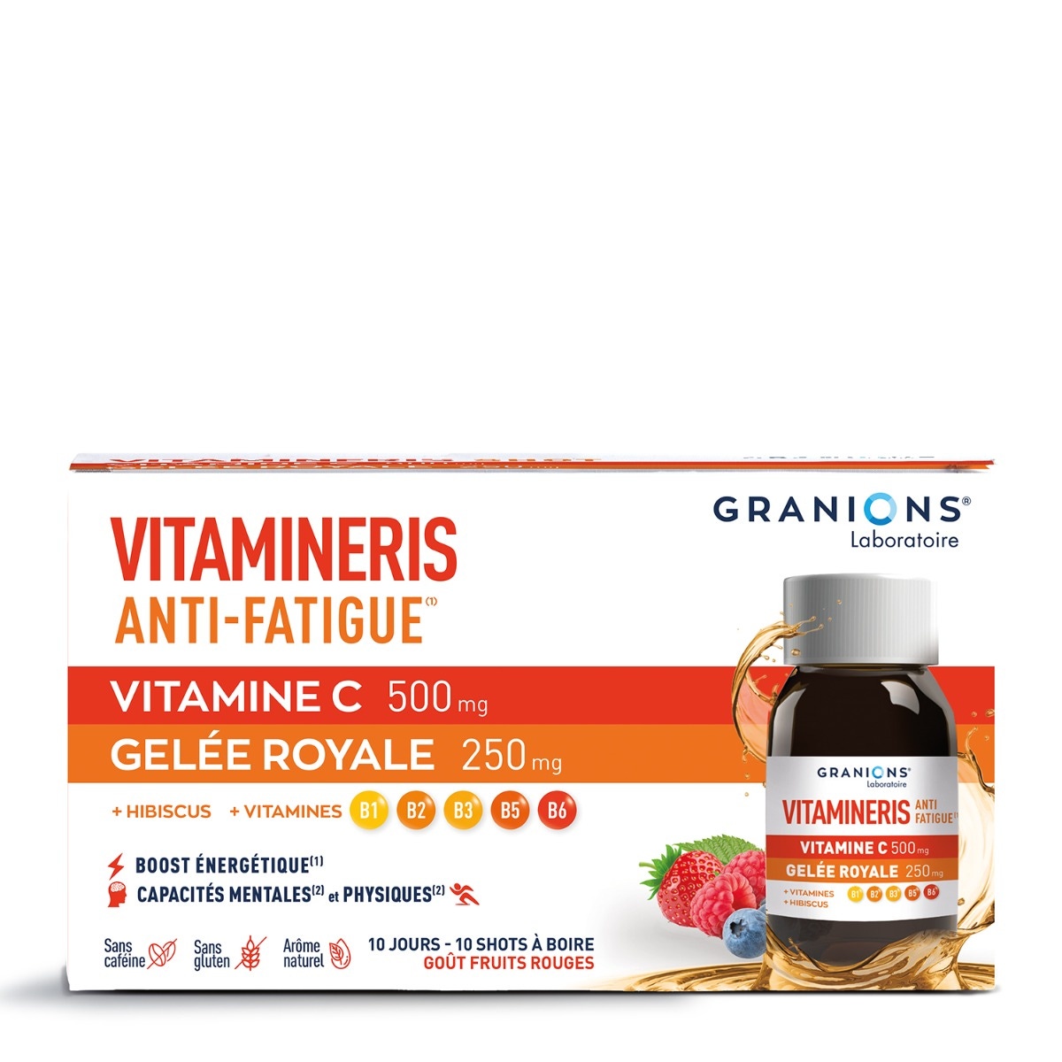 Vitamine C en shot Vitamineris Anti-Fatigue